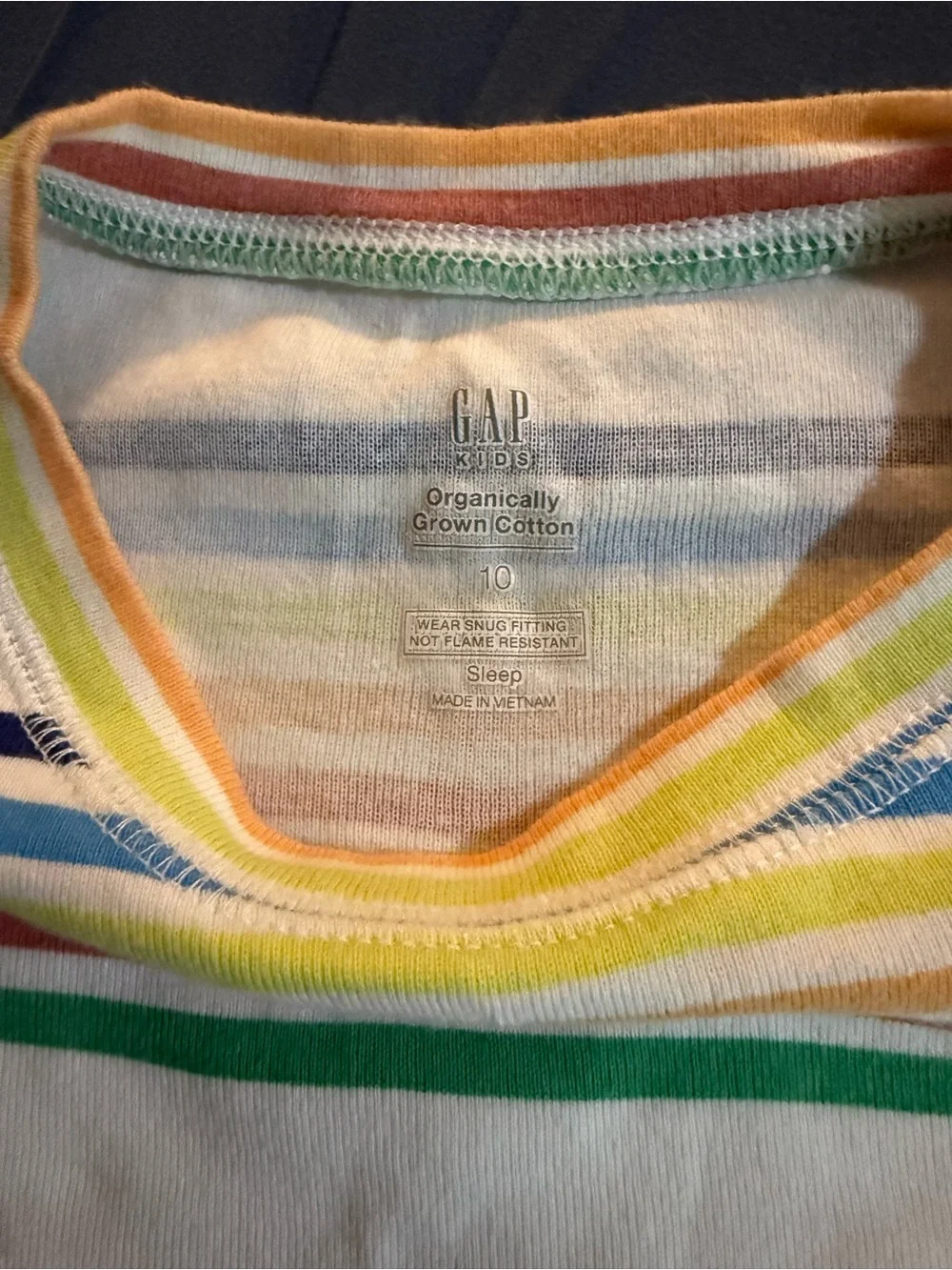 Gap kids pajamas size 10